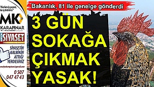 23 Nisan'da sokaklar yasak!