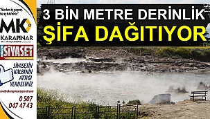 3 bin metre derinlik şifa dağıtıyor