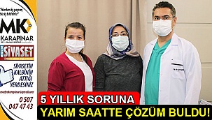 5 yıllık soruna yarım saatte çözüm buldu!