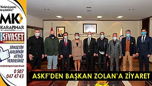 ASKF’den Başkan Zolan’a ziyaret
