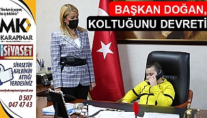 Başkan Doğan koltuğunu devretti