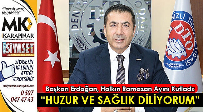Başkan Erdoğan, halkın Ramazan ayını kutladı