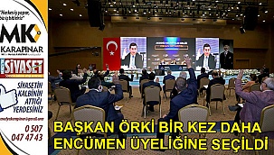Başkan Örki bir kez daha encümen üyeliğine seçildi