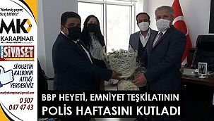 BBP heyeti, emniyet teşkilatının Polis Haftasını kutladı