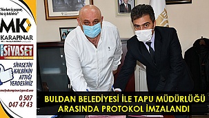 Buldan Belediyesi ile Tapu Müdürlüğü arasında protokol imzalandı