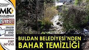 Buldan Belediyesi’nden bahar temizliği