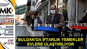 Buldan’da iftarlık yemekler evlere ulaştırılıyor