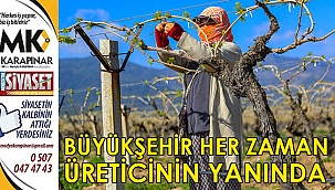 Büyükşehir her zaman üreticinin yanında