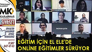 Eğitim için El Ele'de online eğitimler sürüyor