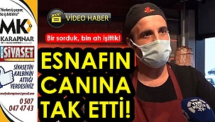 Esnafın canına tak etti!
