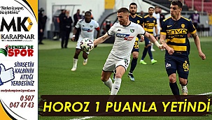 Horoz 1 puanla yetindi
