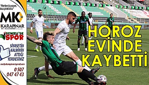 Horoz evinde kaybetti