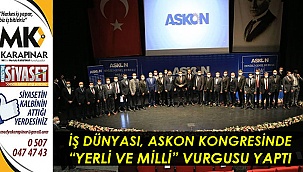 İş dünyası, ASKON kongresinde 