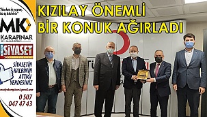 Kızılay önemli bir konuk ağırladı