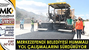 Merkezefendi Belediyesi hummalı yol çalışmalarını sürdürüyor