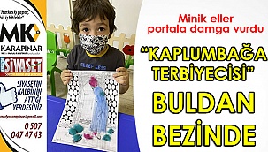 Minikler Buldan bezine kaplumbağa terbiyecisini işlediler