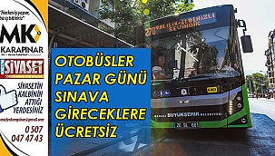 Otobüsler ücretsiz!