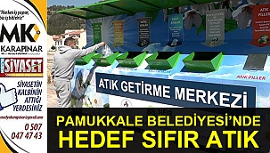 Pamukkale Belediyesi’nde hedef sıfır atık