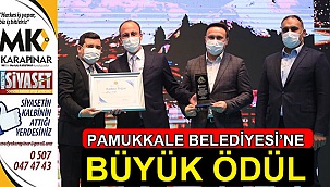 Pamukkale Belediyesi’ne büyük ödül