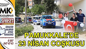 Pamukkale'de 23 Nisan coşkusu