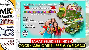 Tavas Belediyesi’nden çocuklara ödüllü resim yarışması
