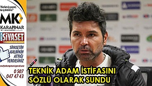 Teknik adam istifasını sözlü olarak sundu