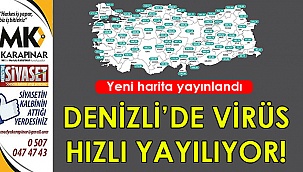 Yeni insidans haritası yayınlandı