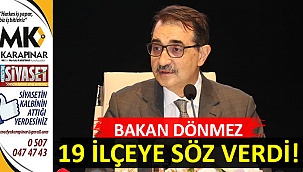 Bakan Dönmez, Denizli'ye müjdelerle geldi