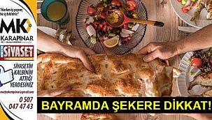 Bayramda şekere dikkat!