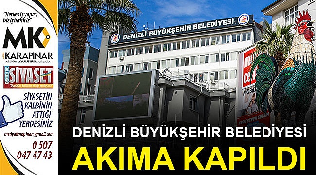 Büyükşehir akıma kapıldı