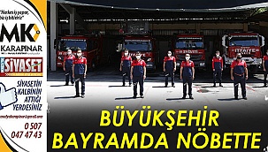 Büyükşehir bayramda da nöbette