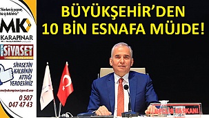 Büyükşehir'den 10.000 esnafa 15 Milyon TL destek