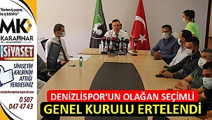 Denizlispor’un olağan seçimli genel kurul toplantısı ertelendi