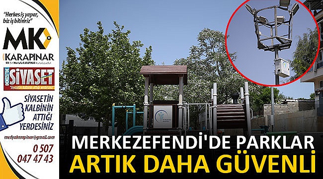 Güvenlik kamerası takılan parkların sayısı artıyor