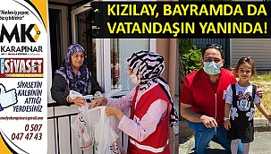 Kızılay, bayramda da vatandaşın yanında!