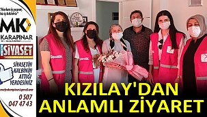 Kızılay’dan anlamlı ziyaret
