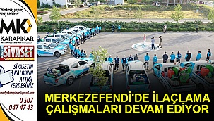 Merkezefendi'de ilaçlama çalışmaları devam ediyor