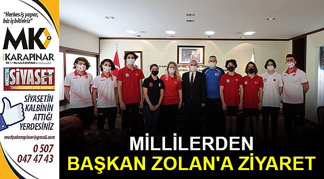 Millilerden Başkan Zolan'a ziyaret