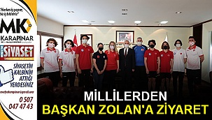 Millilerden Başkan Zolan'a ziyaret