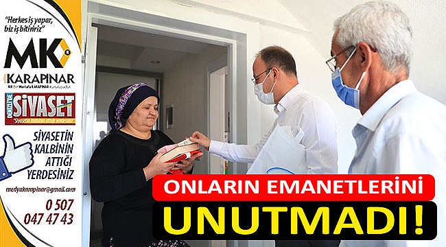 Pamukkale Belediyesi şehit ve gazilerimizin emanetlerini unutmadı