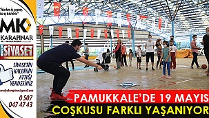 Pamukkale’de 19 Mayıs coşkusu farklı yaşanıyor