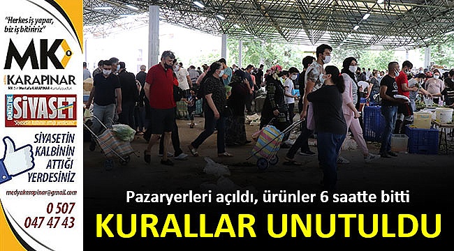 Pazaryerlerine giden eli boş döndü