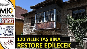120 yıllık taş bina restore edilecek