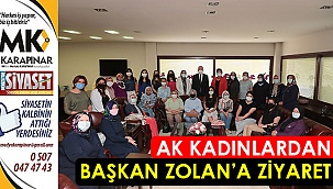 AK kadınlardan Başkan Zolan'a ziyaret