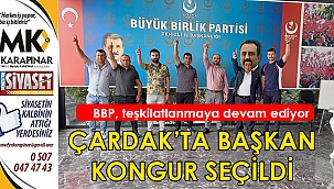 Çardak’ta Başkan Kongur seçildi