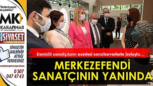 Denizlili sanatçıların eserleri sanatseverlerle buluştu