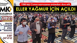 Eller yağmur için açıldı