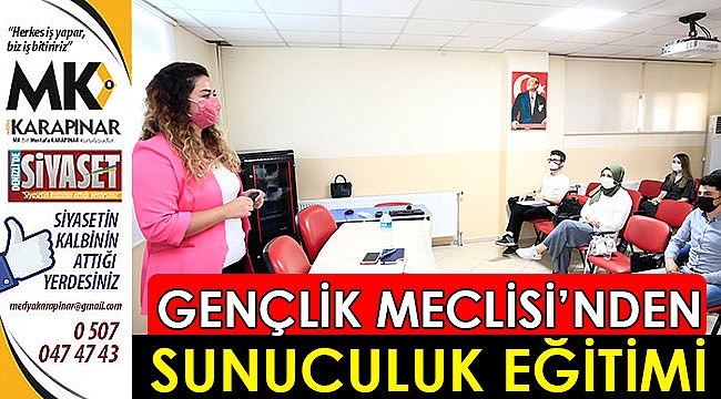 Gençlik Meclisi’nden Sunuculuk Eğitimi