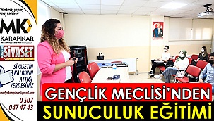 Gençlik Meclisi’nden Sunuculuk Eğitimi