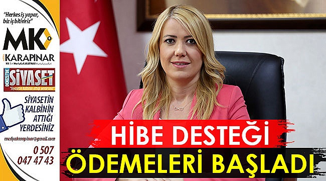 Hibe desteği ödemeleri başladı